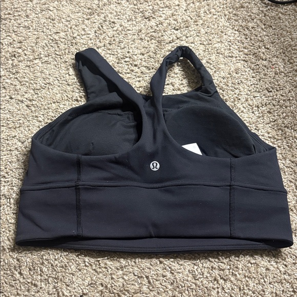 Lululemon Wunder Train Long-Line Bra *Medium Support, C/D Cups Black Size 10 - Picture 4 of 4